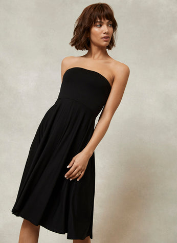 Black Bandeau Mini Dress – Mint Velvet